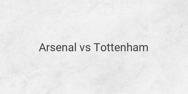 Live Streaming Arsenal vs Tottenham Liga Inggris Malam ini