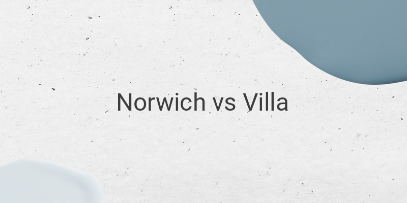 Inilah Link Live Streaming Liga Inggris Norwich vs Villa